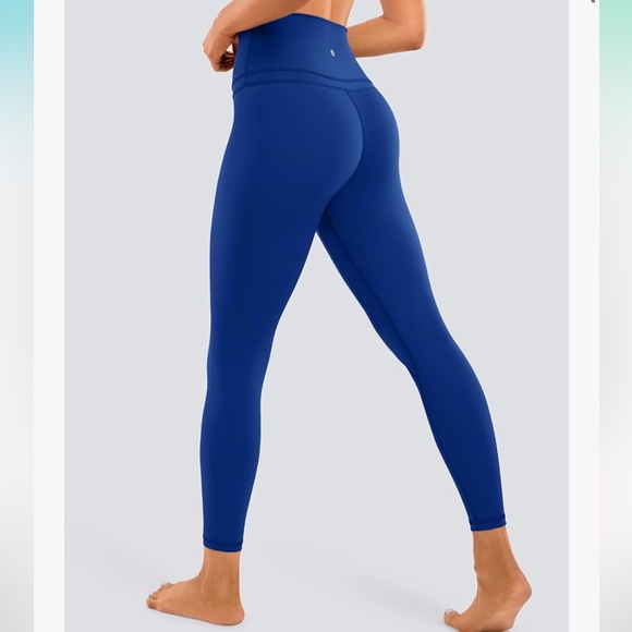 CRZ YOGA Women's Blue Leggings - Picture 1 of 3